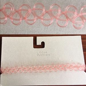 Pink 90's Stretch Choker Pink 90's Stretch Choker