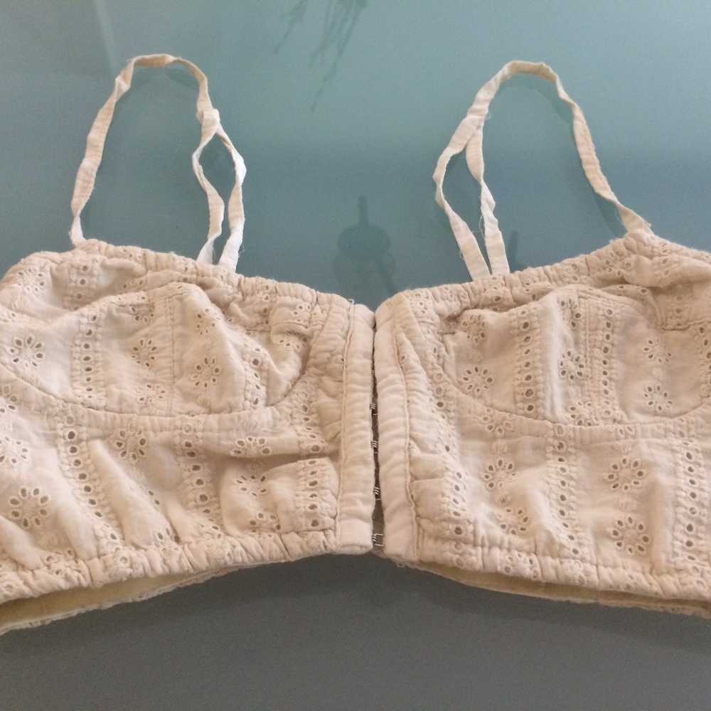 Brandy Melville Eyelet Bralette Top