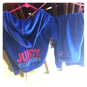 Juicy couture jacket and pant set