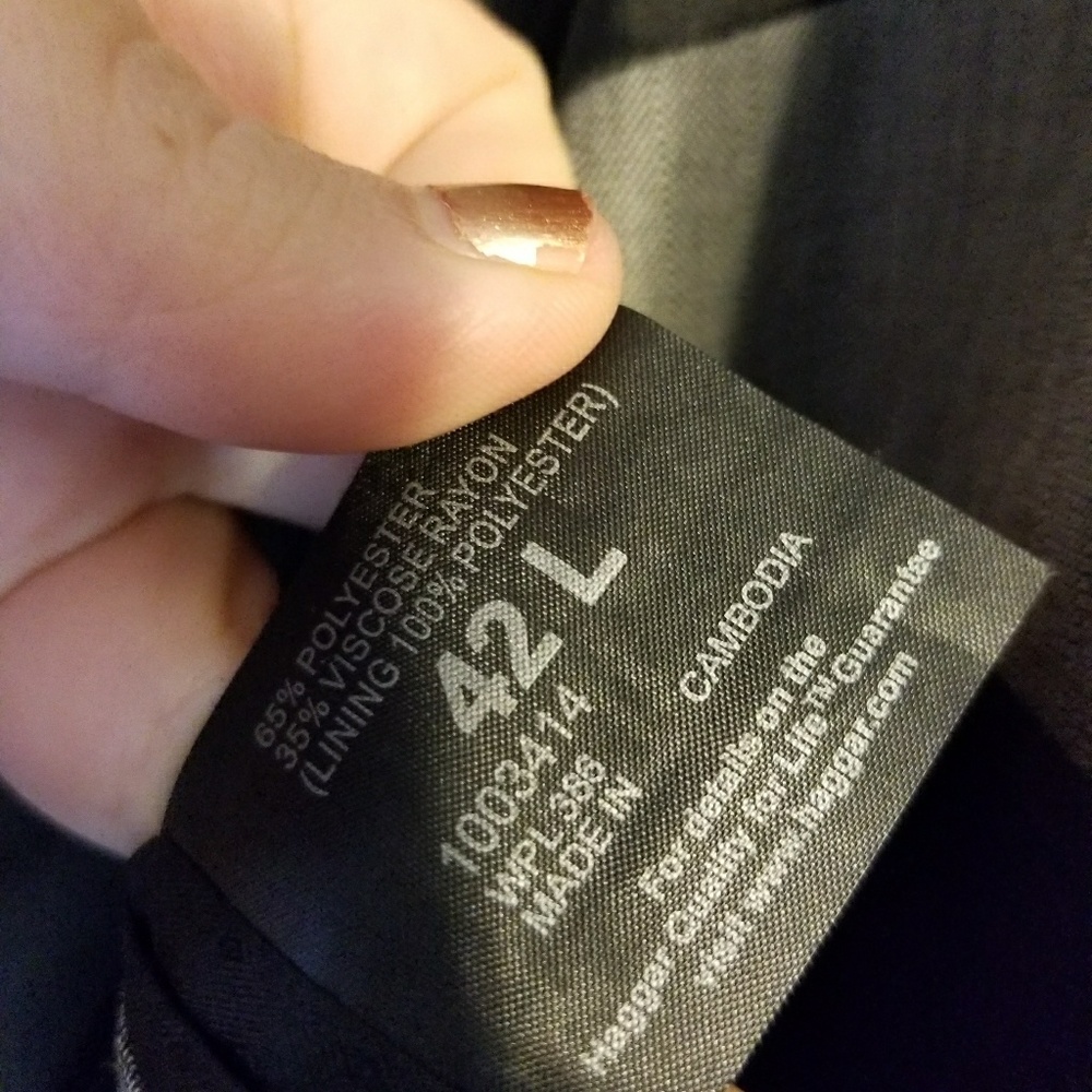 Haggar Suit Up System Grey Suit 42L - Picture 4 of 8