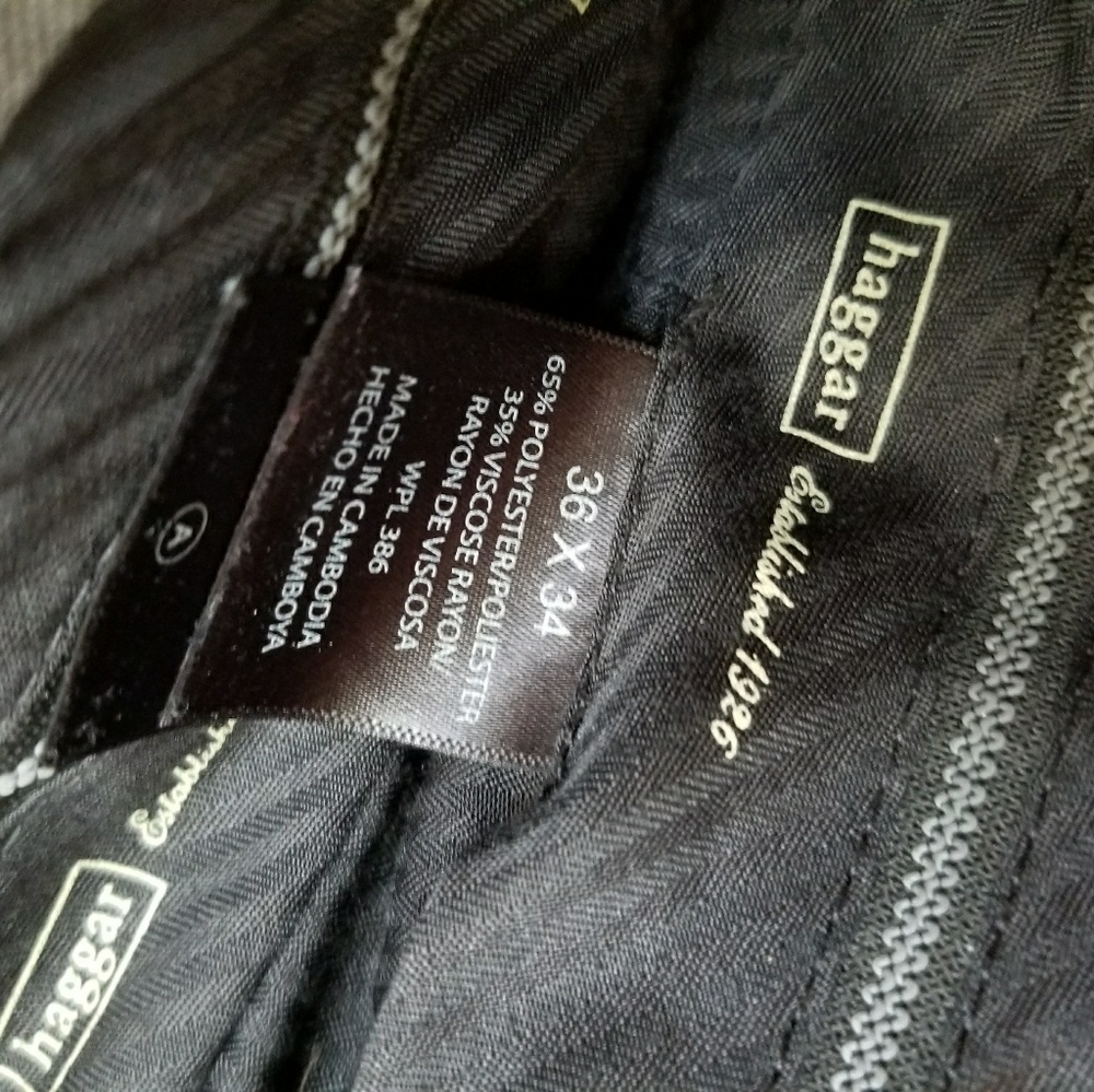 Haggar Suit Up System Grey Suit 42L - Picture 5 of 8