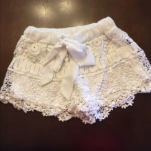 Lace shorts