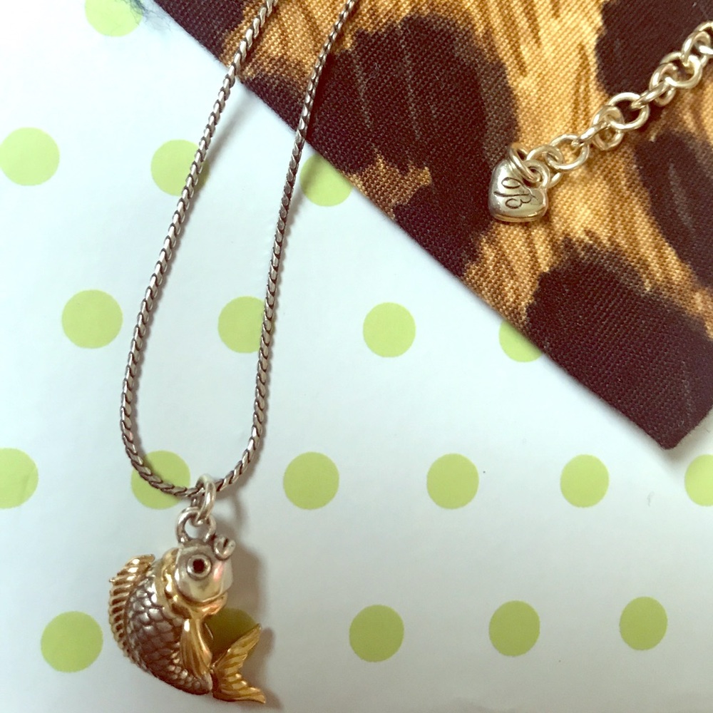 Brighton Coy Fish Necklace, Two-Toned