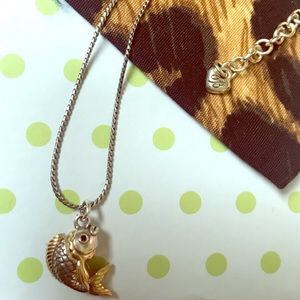 Brighton Coy Fish Necklace, Two-Toned