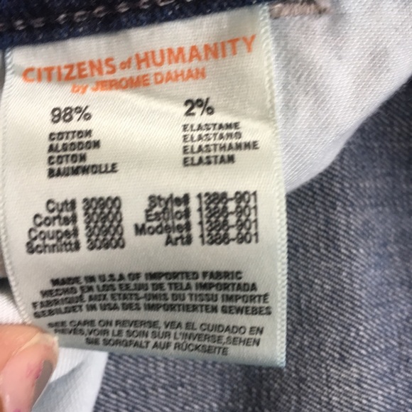 EUC Citizens Of Humanity Dani Crop Straight Leg - Picture 7 of 8