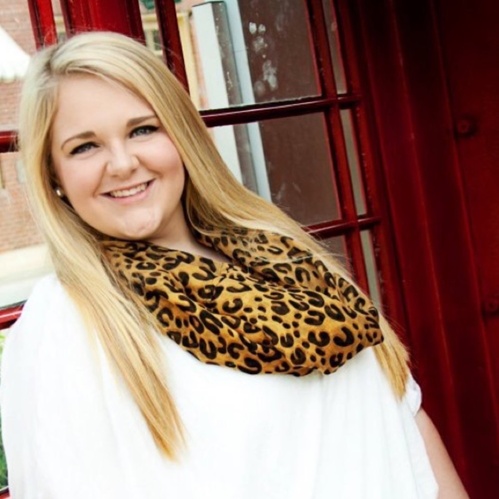 Leopard Infinity Scarf