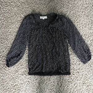 Loft polka dot blouse