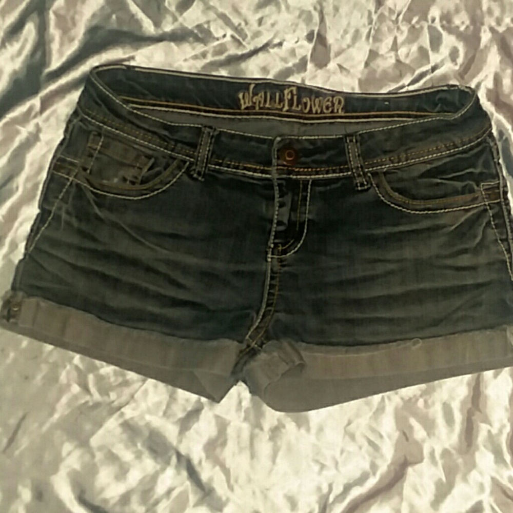 Blue jean shorts