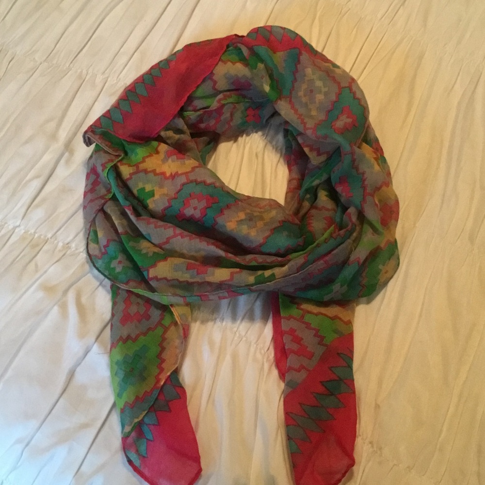 Aztec Print Scarf