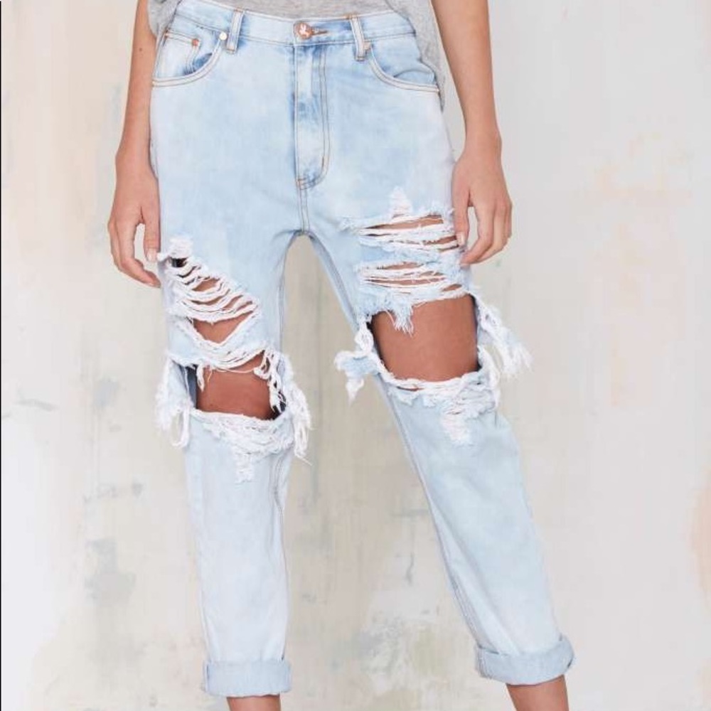 One teaspoon awesome baggies light wash