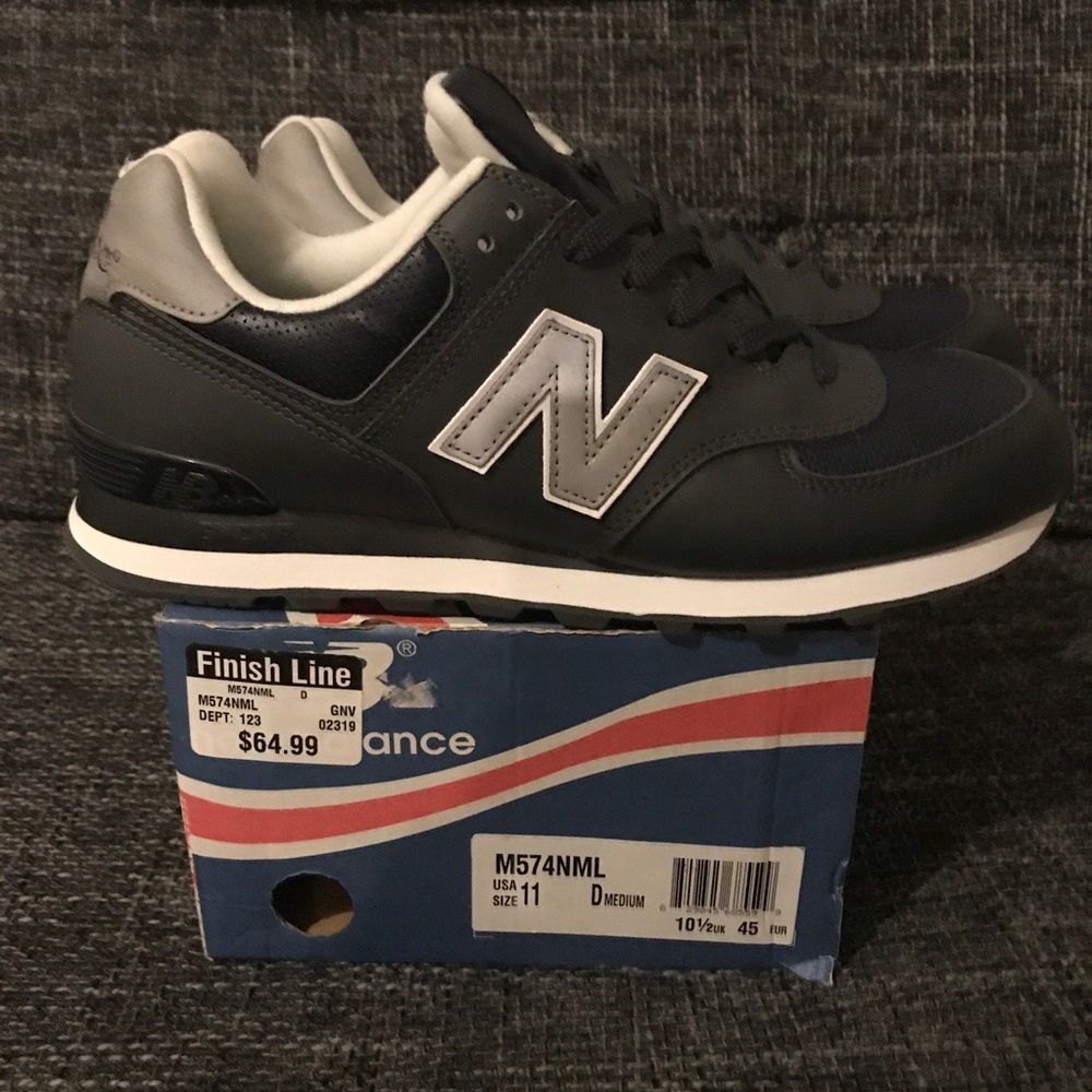 Vintage New Balance 574 size 11 Grey/Blue