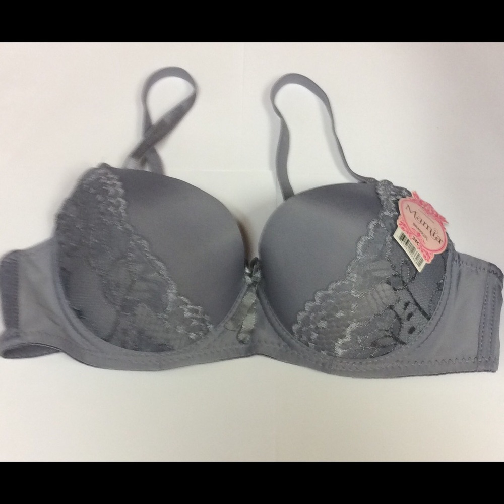 Grey Underwire Bra NWT