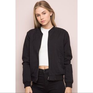 Brandy Melville Kasey Bomber Jacket!
