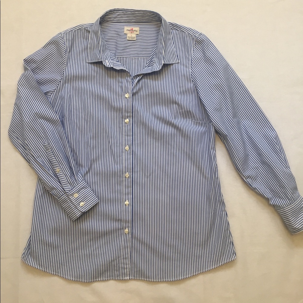 J.Crew Stripe Button down - Picture 2 of 4