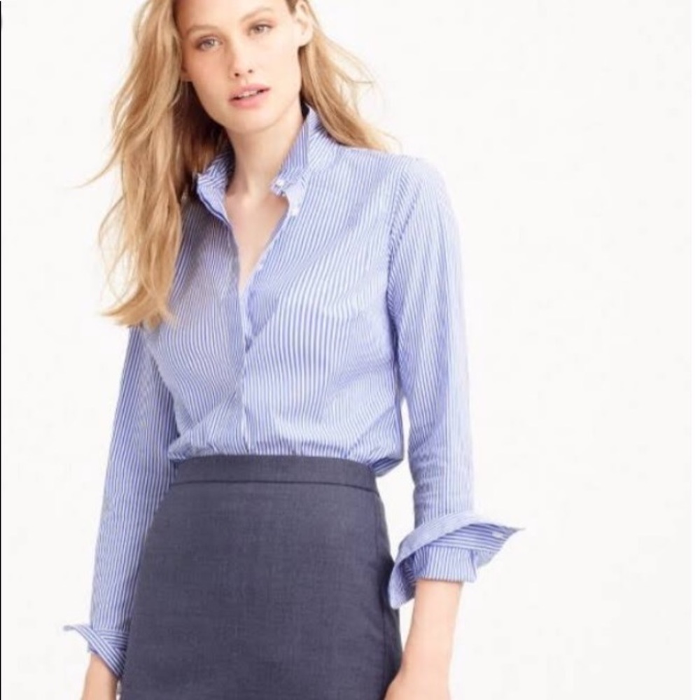 J.Crew Stripe Button down