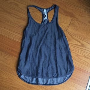 Lululemon Dark Denim Racerback Tank Top Size 4