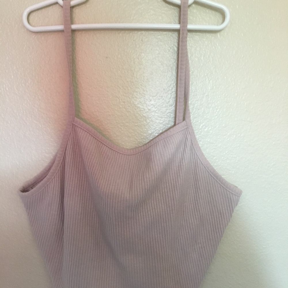 Light Pink Crop Top- Large