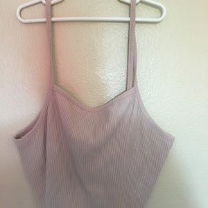 Light Pink Crop Top- Large