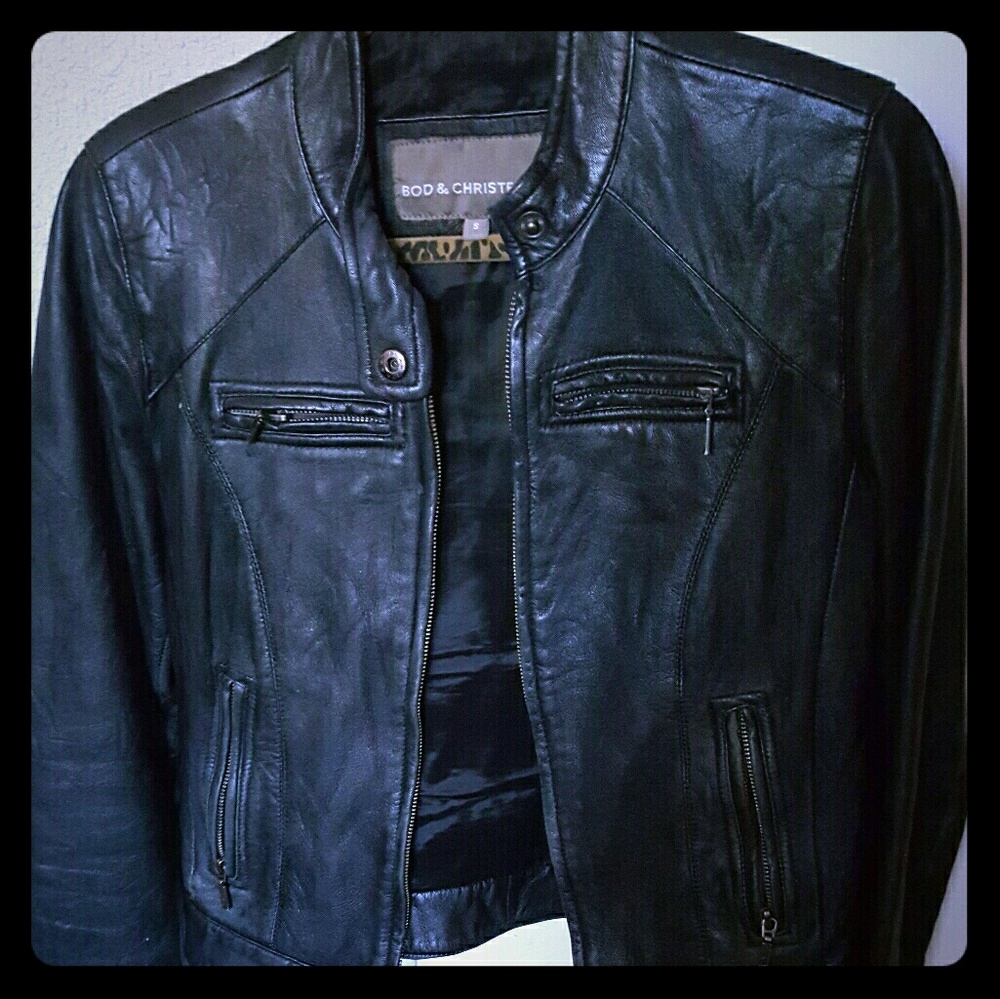 Black Moto Leather Jacket