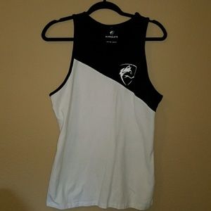 Alphabets paneled tank top