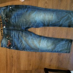 Mens rock revival jeans