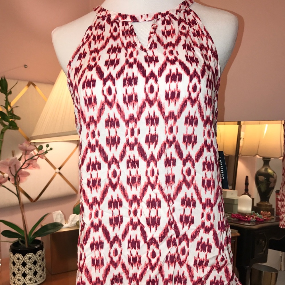 Old Navy Ikat Print Sleeveless Top
