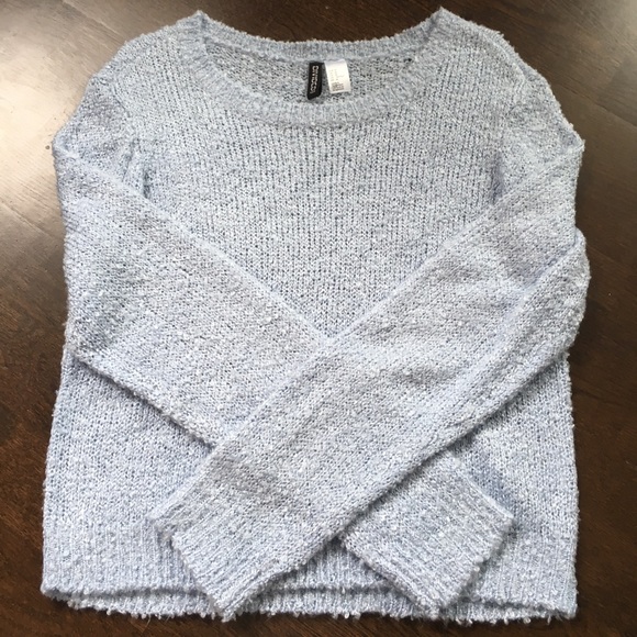 H&M baby blue knit - Picture 1 of 1