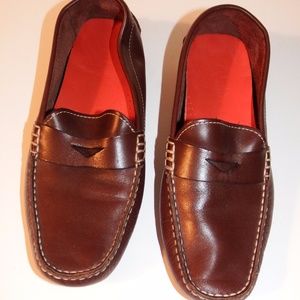 COLE HAAN Brown Leather Loafers