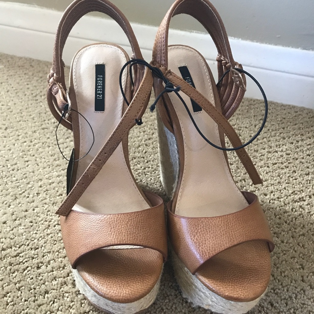 New Brown Espadrille Wedge!