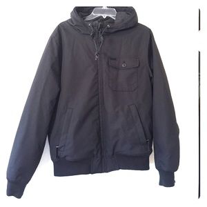 RVCA Men's Hooded Bomber Jacket - Like New