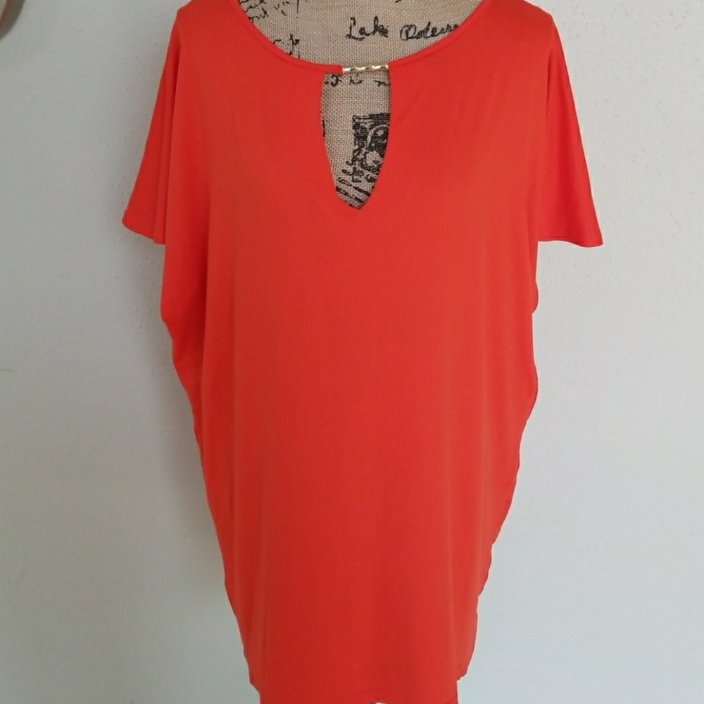 Elaine Turner Orange Poppy Dress