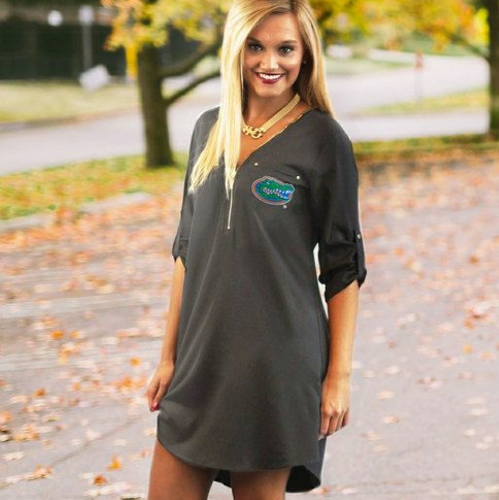 NWOT Florida Gators zip neck line dress size S