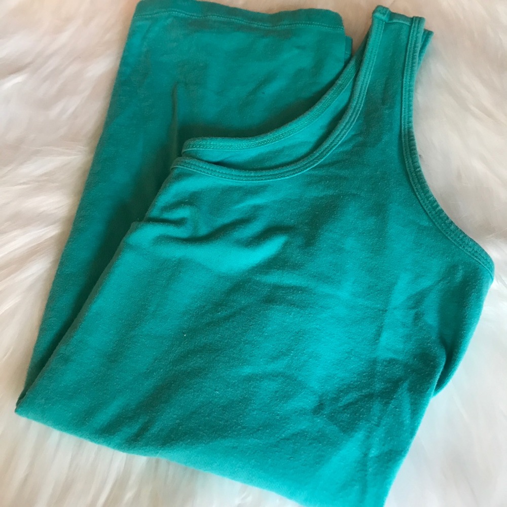 Maurices blue/green/teal tank top