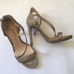 Jessica Simpson Rayli Gold Sandals
