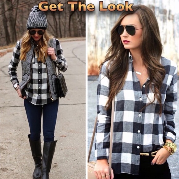Old Navy Tops - Plaid Chest Pocket Top Old Navy Tops - Plaid Chest Pocket Top