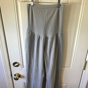Motherhood maternity grey slacks large
