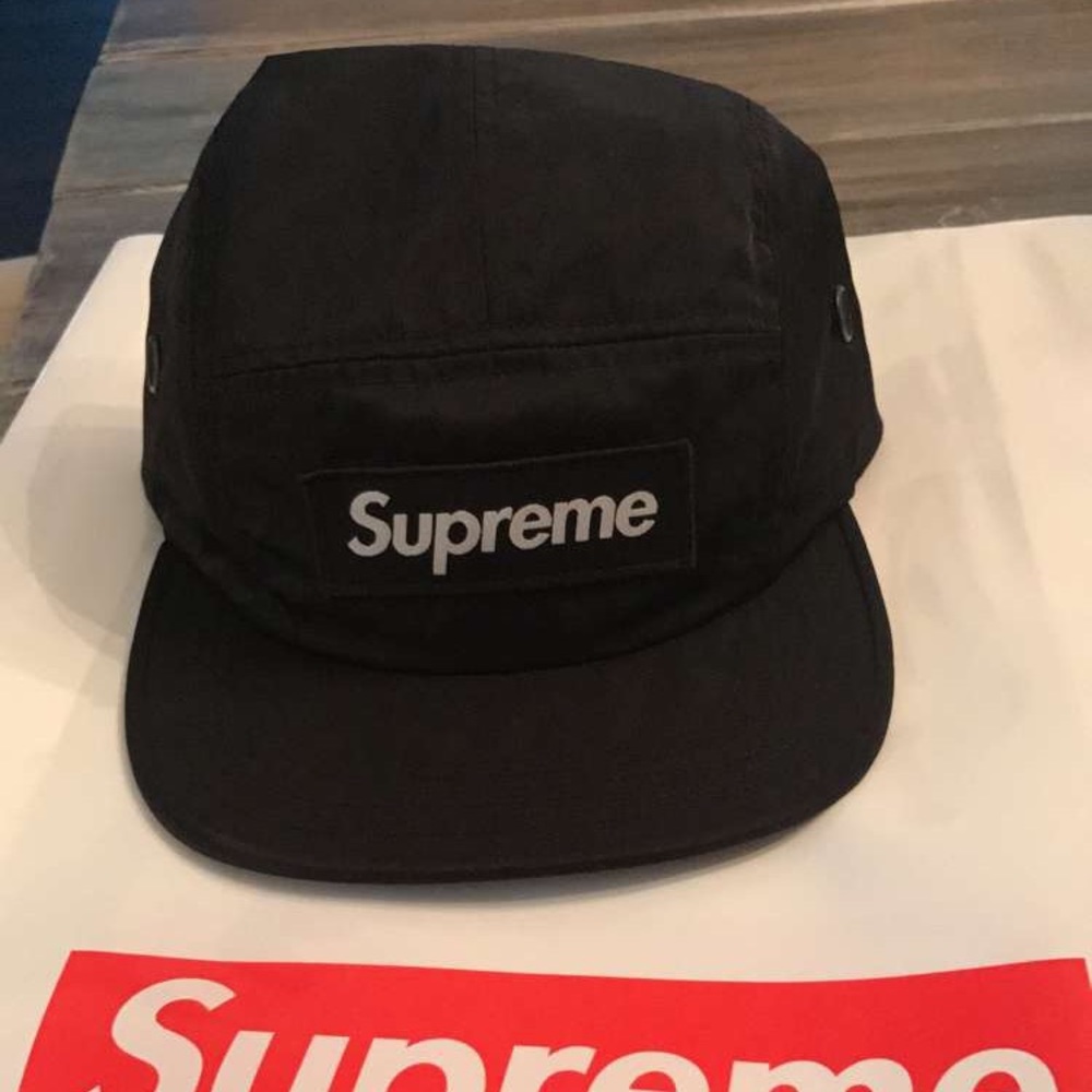 Supreme Nylon Washed Camp Hat Black