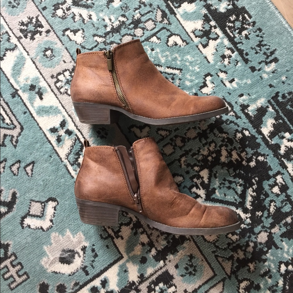 Carlos Santana suede booties