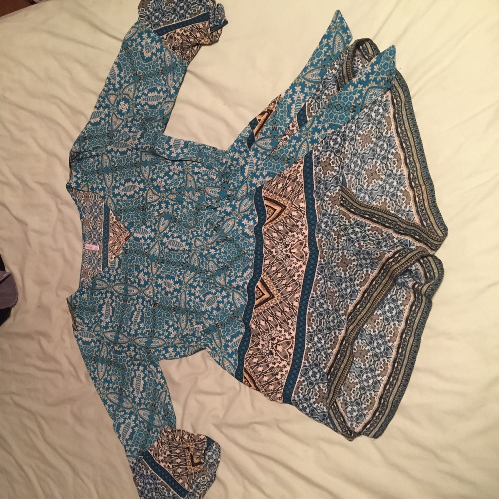 Aqua green Xhilaration good as new romper