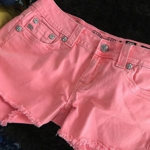 MISS MEE colored jean shorts