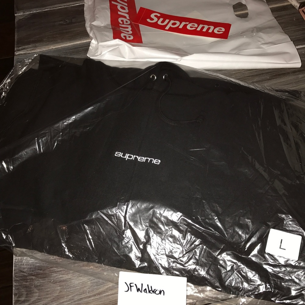 Supreme Compact Logo Hooded Sweatshirt Hoodie