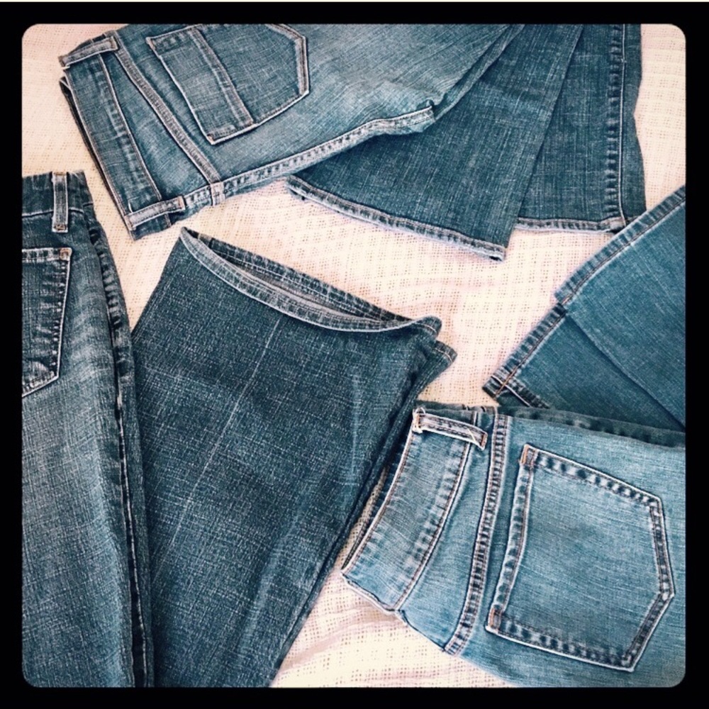 Three Pairs of Size 8 Jeans