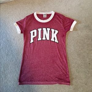 PINK Ringer Tee