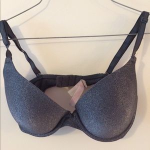 Lightly Padded Blue Sparkly Victoria's Secret Bra