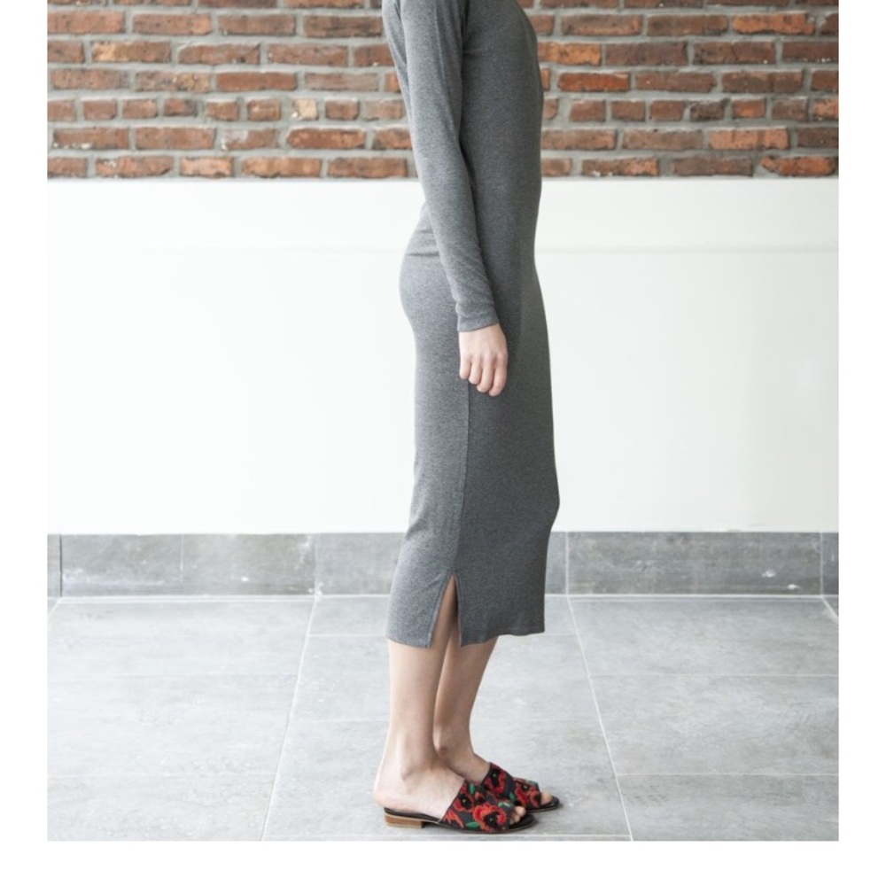 Mimu Maxi | Hug Dress | Grey Heater