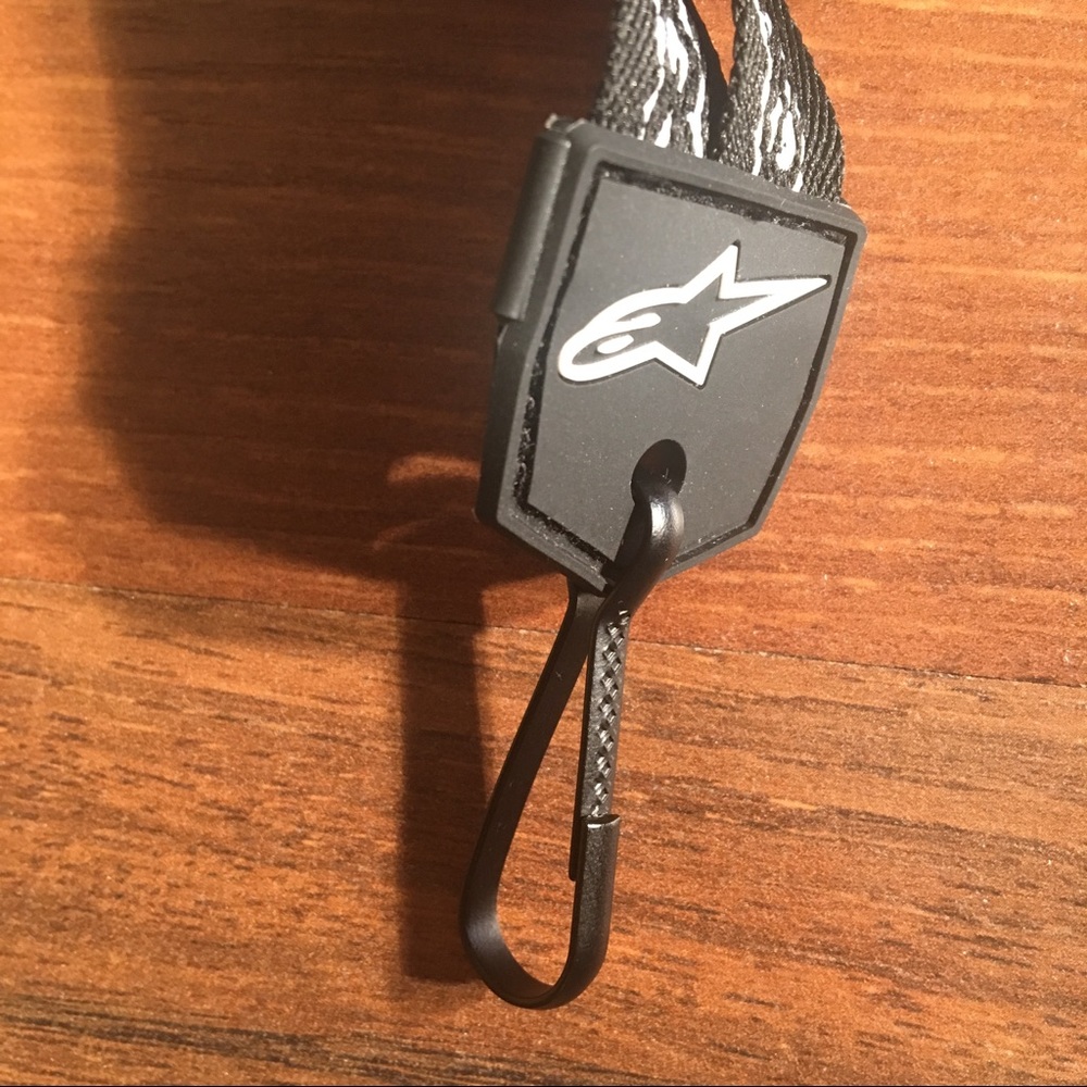 All stars Lanyard black and white NWOT