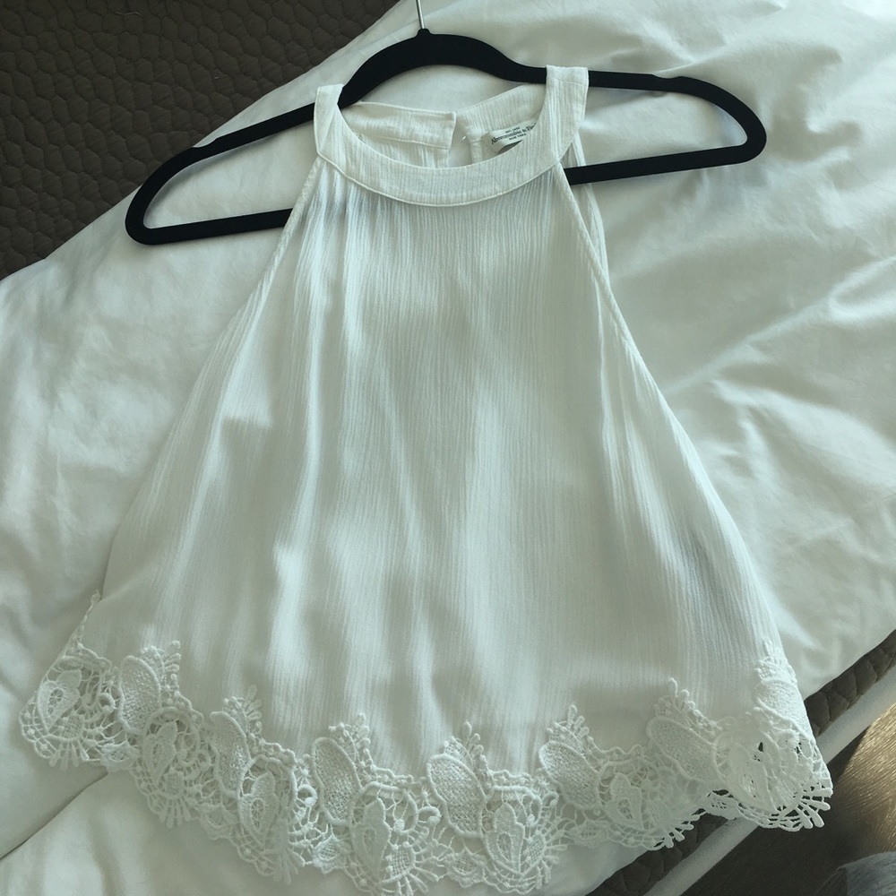 Abercrombie top with lace detailing