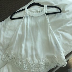 Abercrombie top with lace detailing