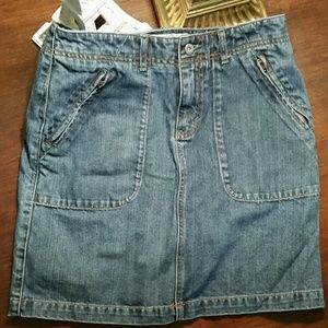 Eddie Bauer 20 Denim Mini-Skirt
