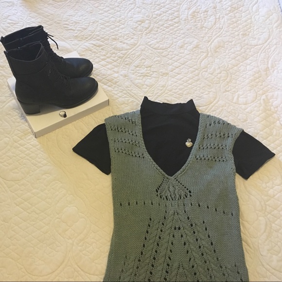 "Grey Daze" Sweater Dress - Picture 2 of 7
